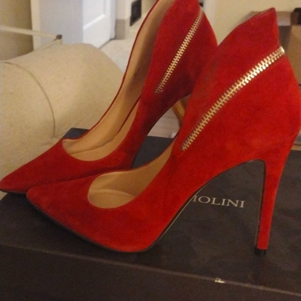 Enzo angiolini red heels